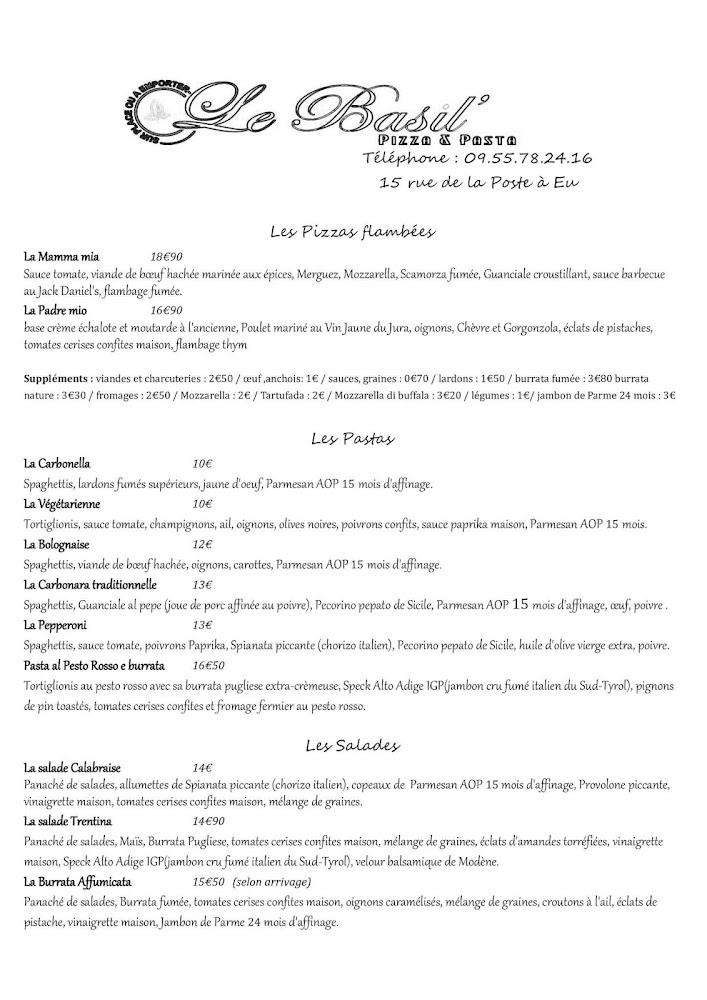 Le Basil - Menu Image 2
