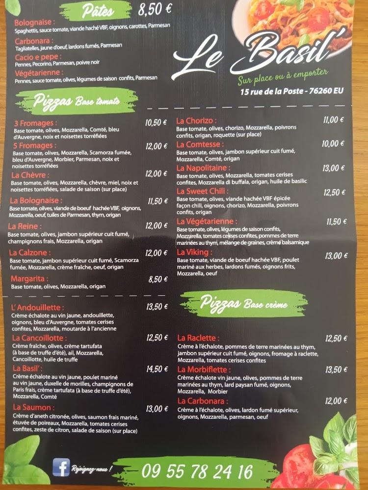 Le Basil - Menu Image 3